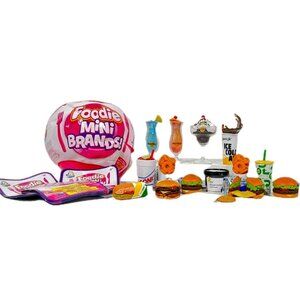 5 Surprise Foodie Mini Brands 15 Piece Bundle Set